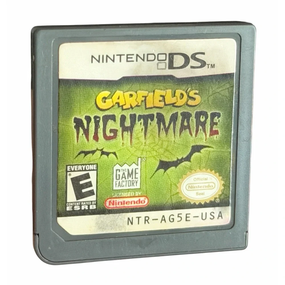 Garfield's Nightmare (Nintendo DS, 2007) Game Cart Only Tested